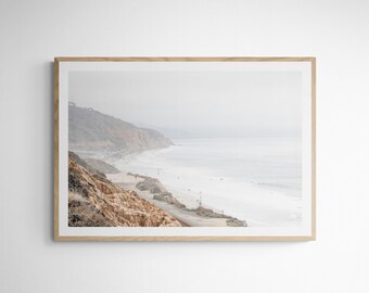 Torrey Pines Beach Print: San Diego Coastal Wall Art
