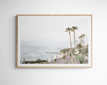 Laguna Beach Photography Print: Ocean Tide Pools, California Pastel Art