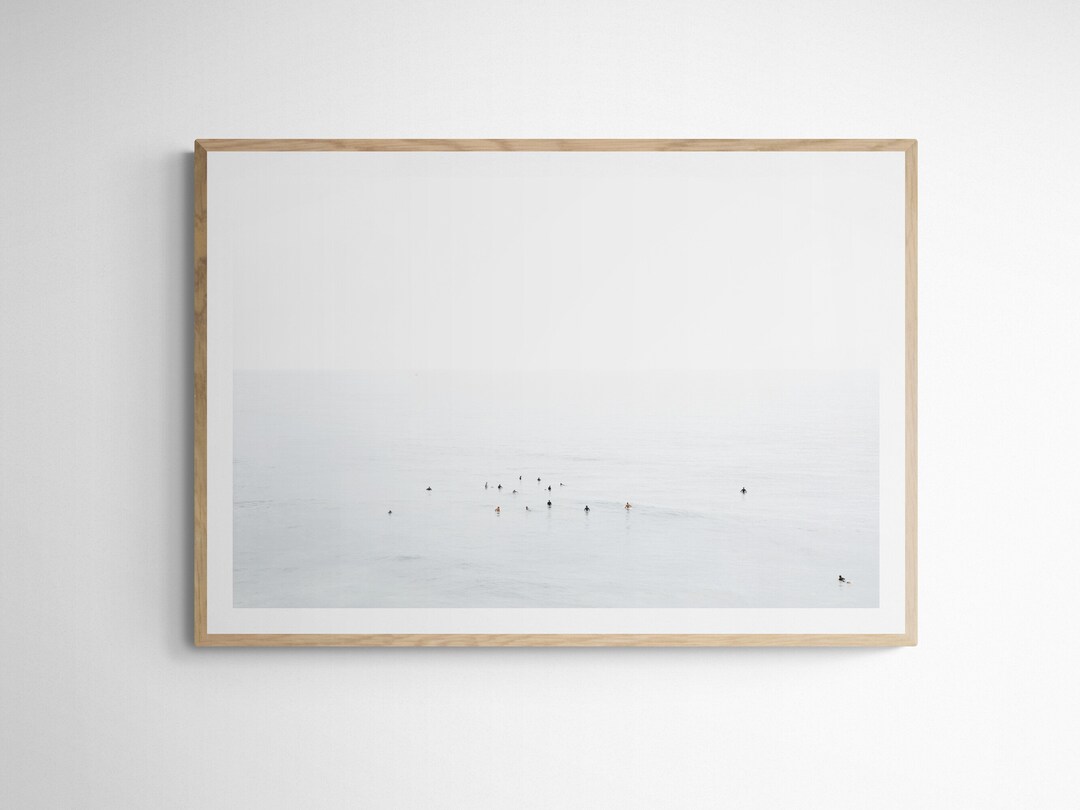 Grandview 8662 Encinitas Minimalist Surf Art San Diego Wall Art Surf Poster Surf Art Print