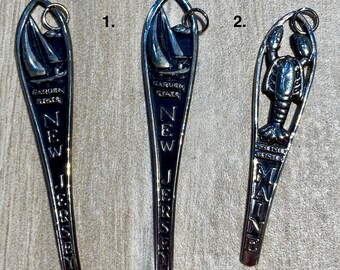 Fascino da viaggio souvenir vintage / ciondoli / zipper pull / nord-est degli Stati Uniti