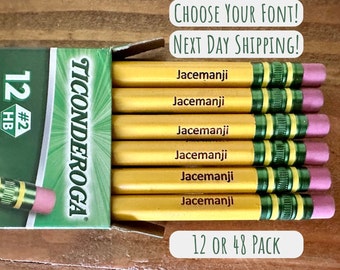 Personalized Engraved Pencils Ticonderoga 2 My First Envirostiks
