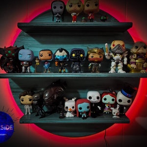 Funko pop shelves, Funko pop display case light up, Funko pop storage, Funko pop display, Funko pop holder, Display shelf for figures,