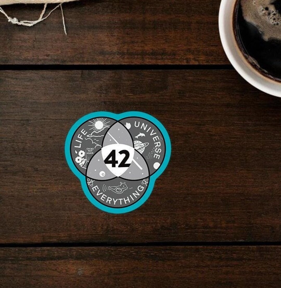 42 - Individual Sticker - Etsy