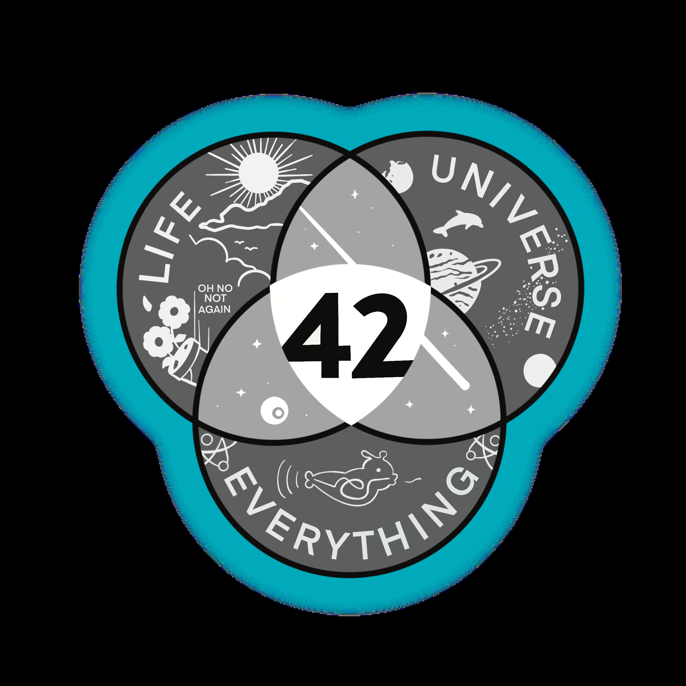 42 - Individual Sticker - Etsy