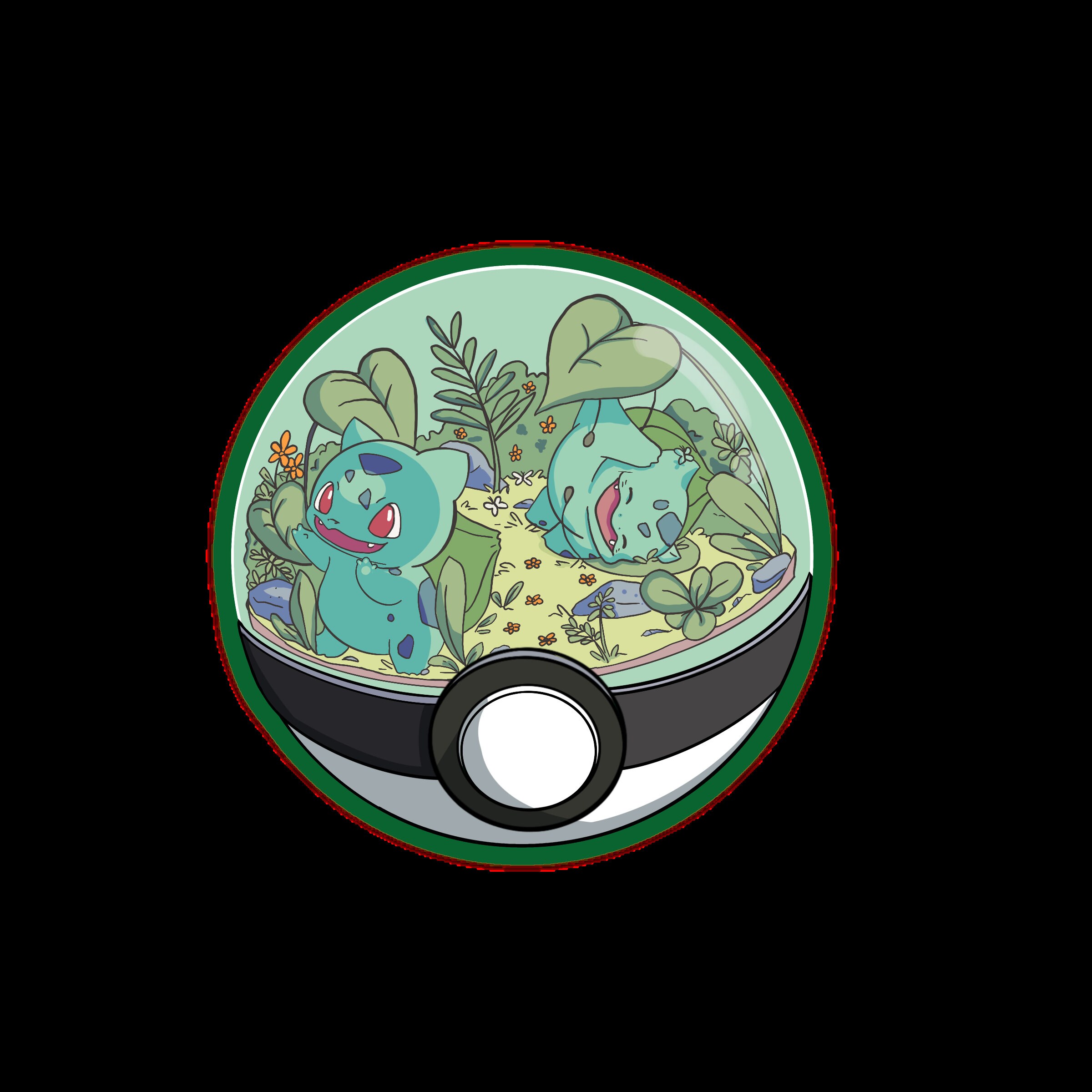 Bulbasaur - Individual Sticker - Etsy