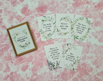 Fertility Affirmation Cards - Floral Edition