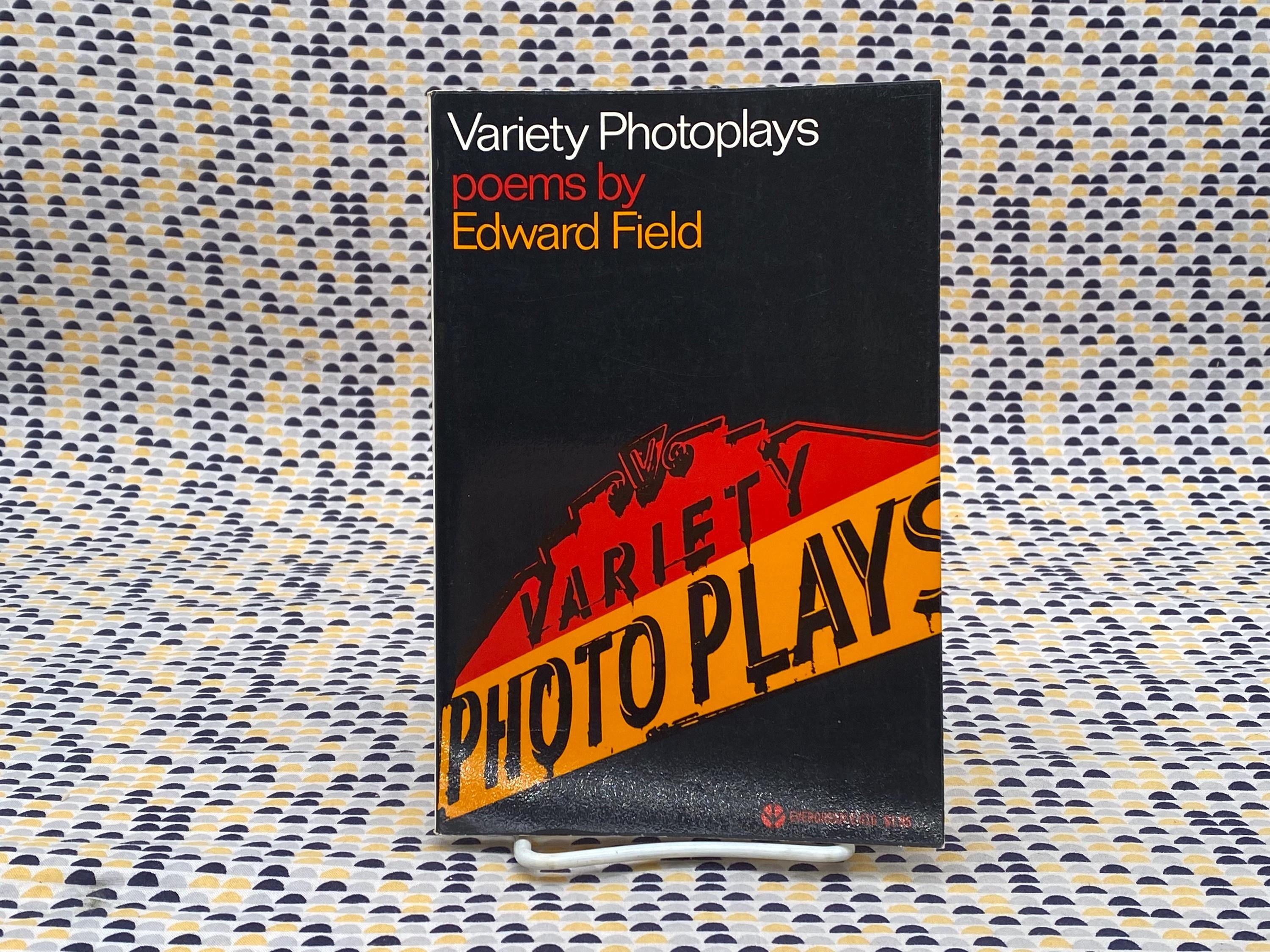 洋書 Variety Photoplays by Edward Field Variety Photoplays - Edward Field - Vintage Paperback Book