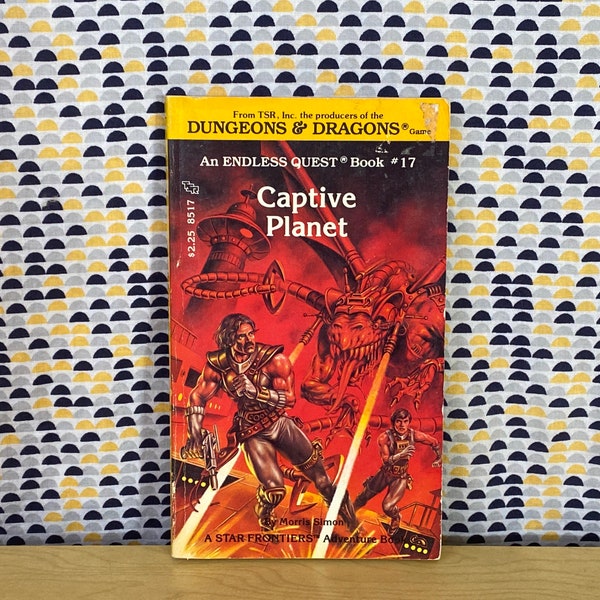 Captive Planet - Morris Simon - Endless Quest #17 - TSR - Dungeons & Dragons   - Vintage Paperback Book