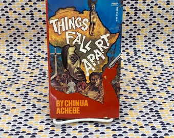 Les choses s'effondrent - Chinua Achebe - broché vintage - Fawcett Crest Books