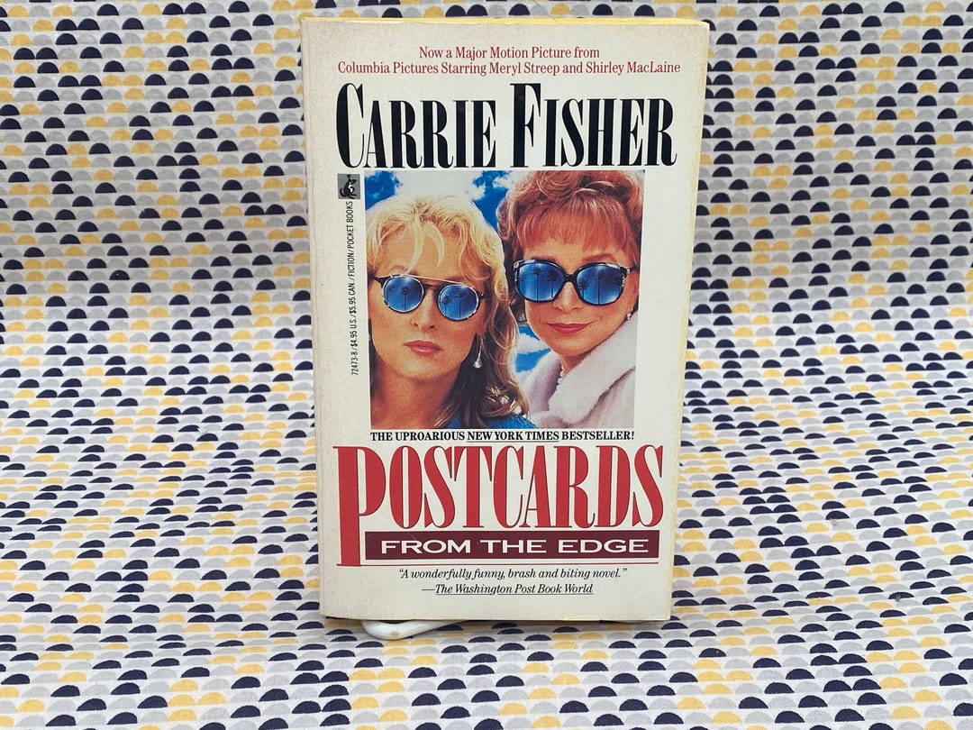 Postcards From The Edge Carrie Fisher Postcards From the Edge Carrie Fisher Movie Tie-in Vintage Paperback