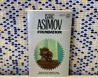 Fondation - Isaac Asimov - Livre de poche vintage -Del Rey Science Fiction