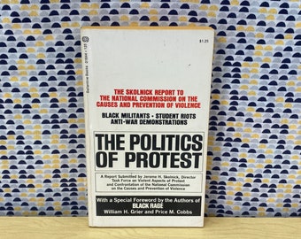 The Politics of Protest - Jerome Skolnick  - Vintage Paperback Book - Ballantine Books Edition