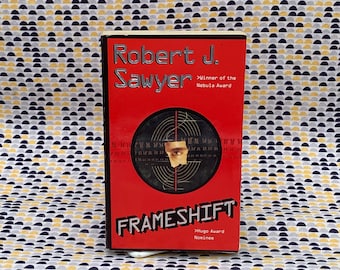 Frameshift - Robert J. Sawyer - Livro de bolso vintage - Edição de ficção científica TOR
