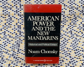 American Power and the New Mandarins - Noam Chomsky  - Vintage Paperback Book