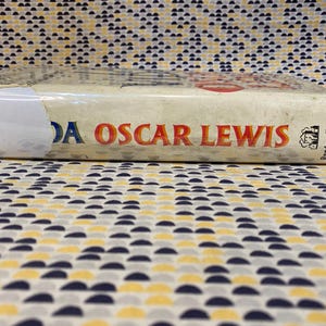 Op de afbeelding: Een wit boek met de titel "A DA Oscar Lewis" en de uitgever "Random House" gedrukt op de rug.