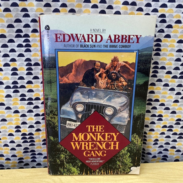 The Monkey Wrench Gang - Edward Abbey - Vintage Paperback Book - Avon Edition