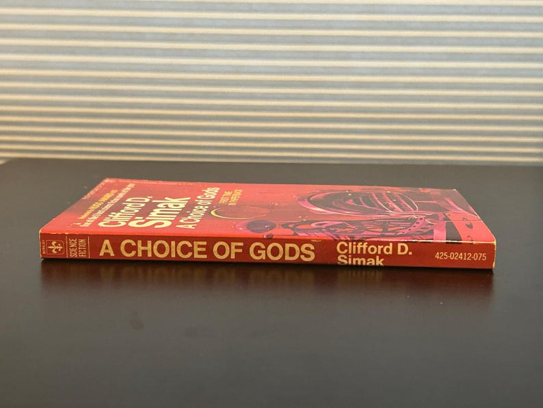 A Choice of Gods - Clifford D. Simak - Paperback - Berkely Medallion Edition image 3