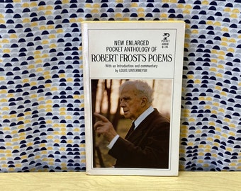 Robert Frost&#39;s Poems - Vintage Paperback Book - Washington Square Edition