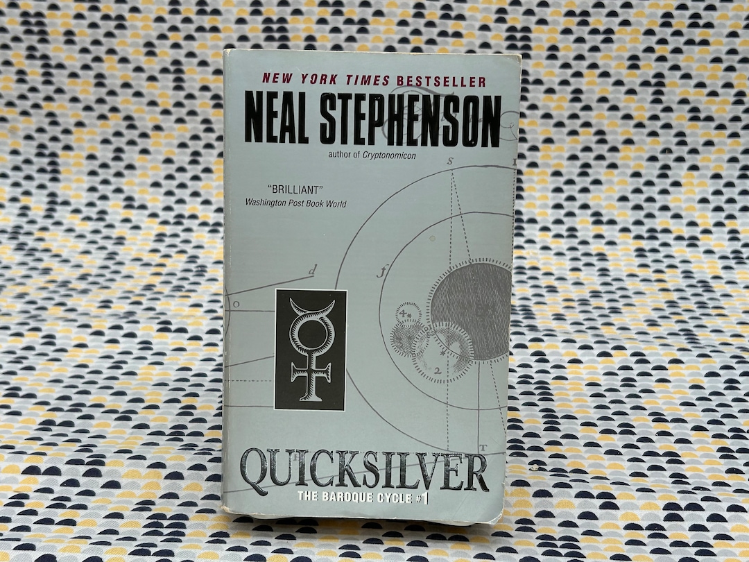 Quicksilver Neal Stephenson the Baroque Cycle 1 Vintage Paperback Book Etsy