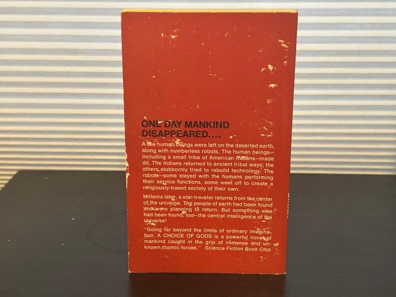 A Choice of Gods - Clifford D. Simak - Paperback - Berkely Medallion Edition image 2