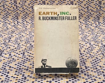 Earth, Inc. - R. Buckminster Fuller - Vintage Paperback Book - Anchor/Doubleday Edition