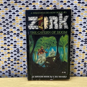 Zork #3 - Cavern of Doom - What-Do-I-D0-Now - Eric Meretzky - Infocom - CYOA - Vintage Paperback Book