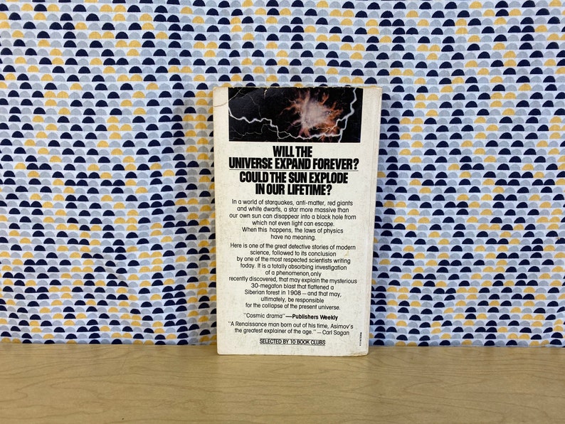 May include: A book cover with a white background and black text. The title is "Will the Universe Expand Forever? Could the Sun Explode in Our Lifetime?" The text describes the book as a "great detective story of modern science" and a "totally absorbing investigation of a phenomenon only recently discovered".
