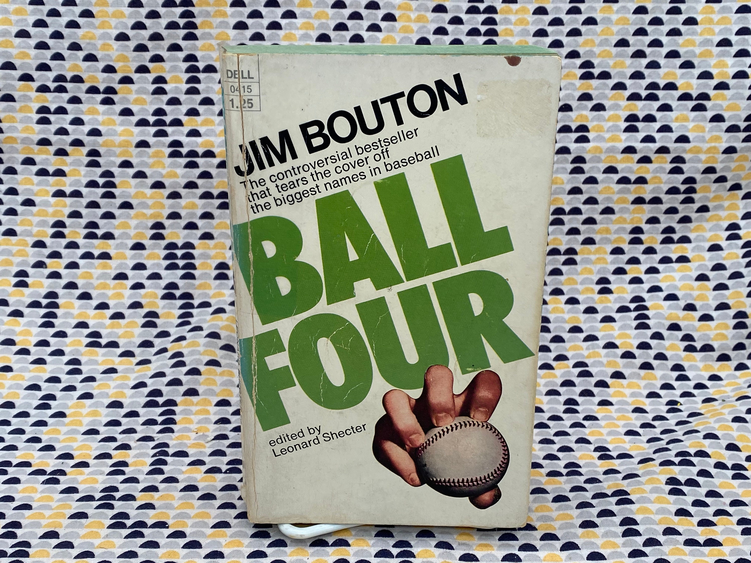 Jim Bouton Ball Four Vintage Paperback Book Dell Edition -  Israel