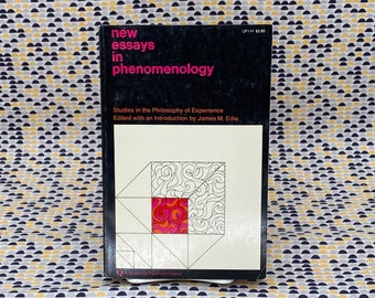 New Essays In Phenomenology - James M. Edie, editor - livre de poche vintage - édition Quadrangle Books