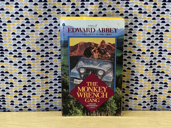 The Monkey Wrench Gang Edward Abbey Vintage Paperback Book | Etsy