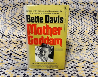 Mother Goddam - Bette Davis & Whitney Stine - Autobiography - Vintage Paperback Book - Berkley Edition