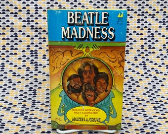 Beatle Madness - The Beatles - Martin Grove - Libro de bolsillo vintage - Libros señoriales