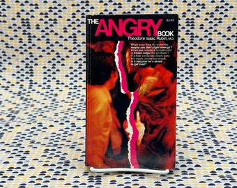 The Angry Book - Theodore Issac Rubin MD - Livro de bolso vintage - Edição Collier