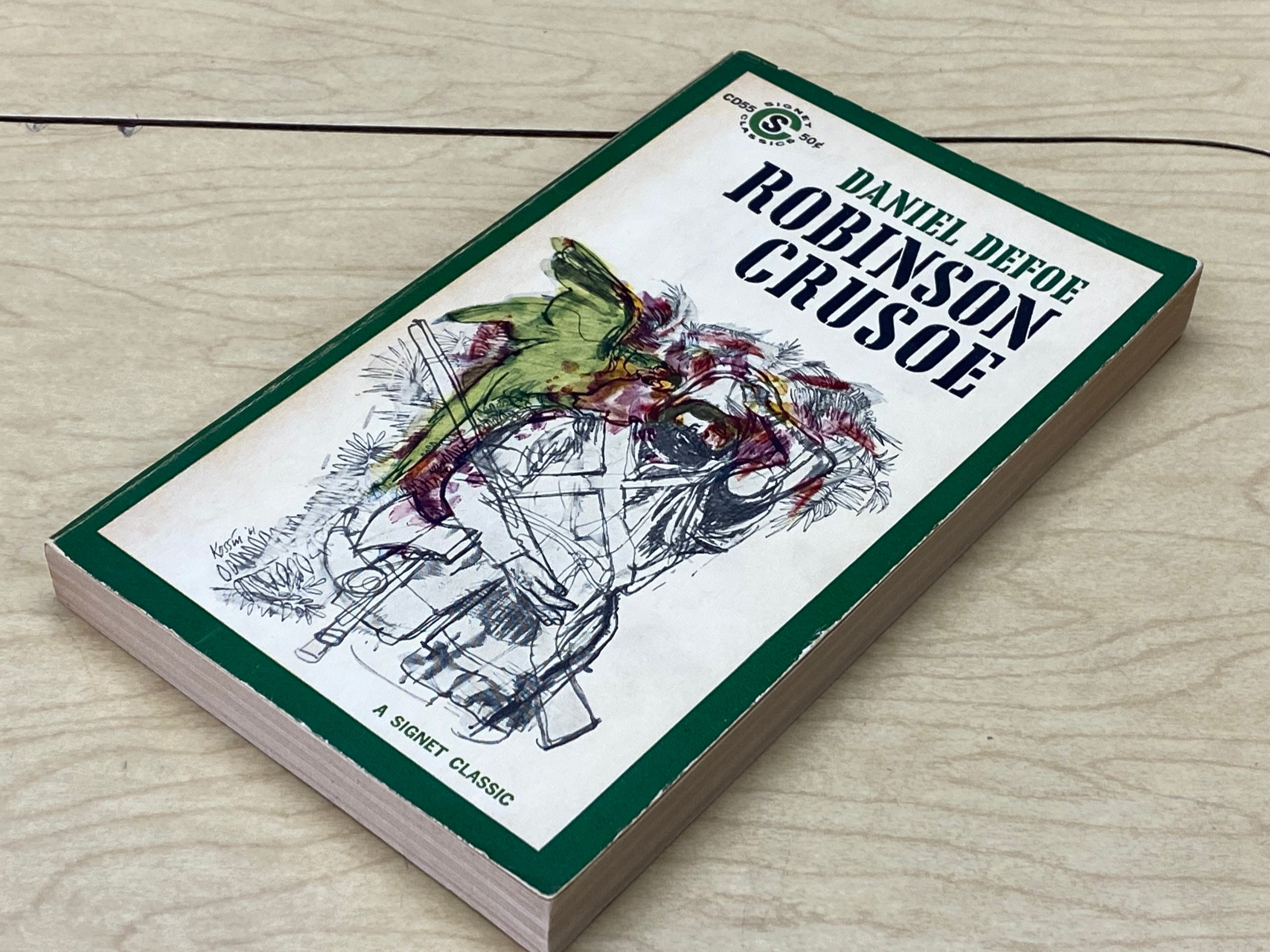 Robinson Crusoe - Daniel Defoe - Vintage Paperback Book - Signet ...