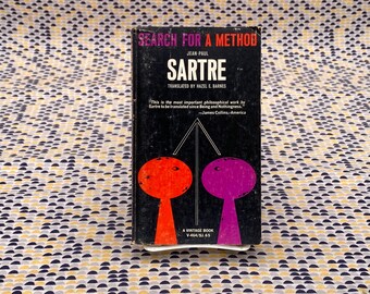 Jean-Paul Sartre - Search for a Method  - Vintage Paperback Book