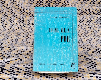 Twayne's United States Authors Series #4: Edgar Allan Poe - Vincent Buranelli - Vintage Paperback Book - 1961