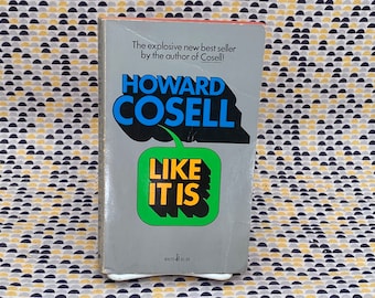 Like It Is - Howard Cosell - Vintage Paperback Book - Pocket Nonfiction Edition
