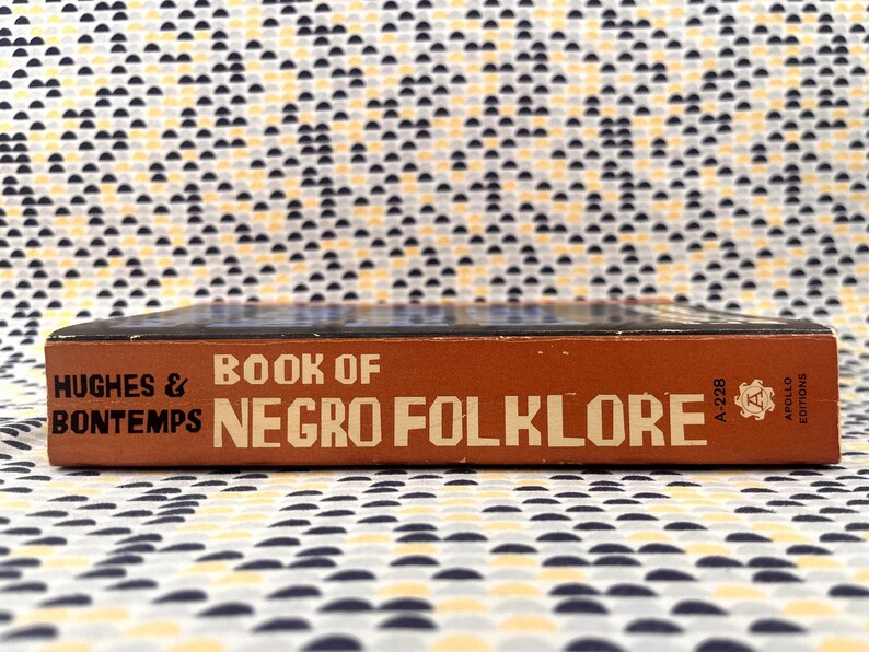 Libro de folclore negro - Editado por Langston Hughes y Arna Bontemps - Apollo Editions - Tapa blanda imagen 3