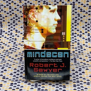 Mindscan - Robert J. Sawyer- Vintage Paperback Book - TOR Science Fiction Edition