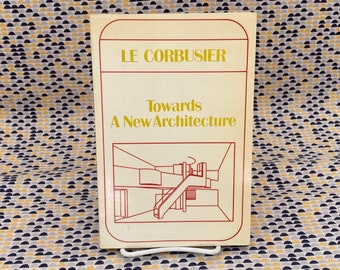 Towards A New Architecture -  Le Corbusier - Vintage Paperback Book - Praeger Edition