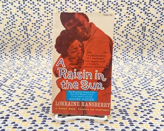 Un rayo de sol en la oscuridad - Lorraine Hansberry - Edición basada en la película - Libro de bolsillo antiguo - Edición Signet