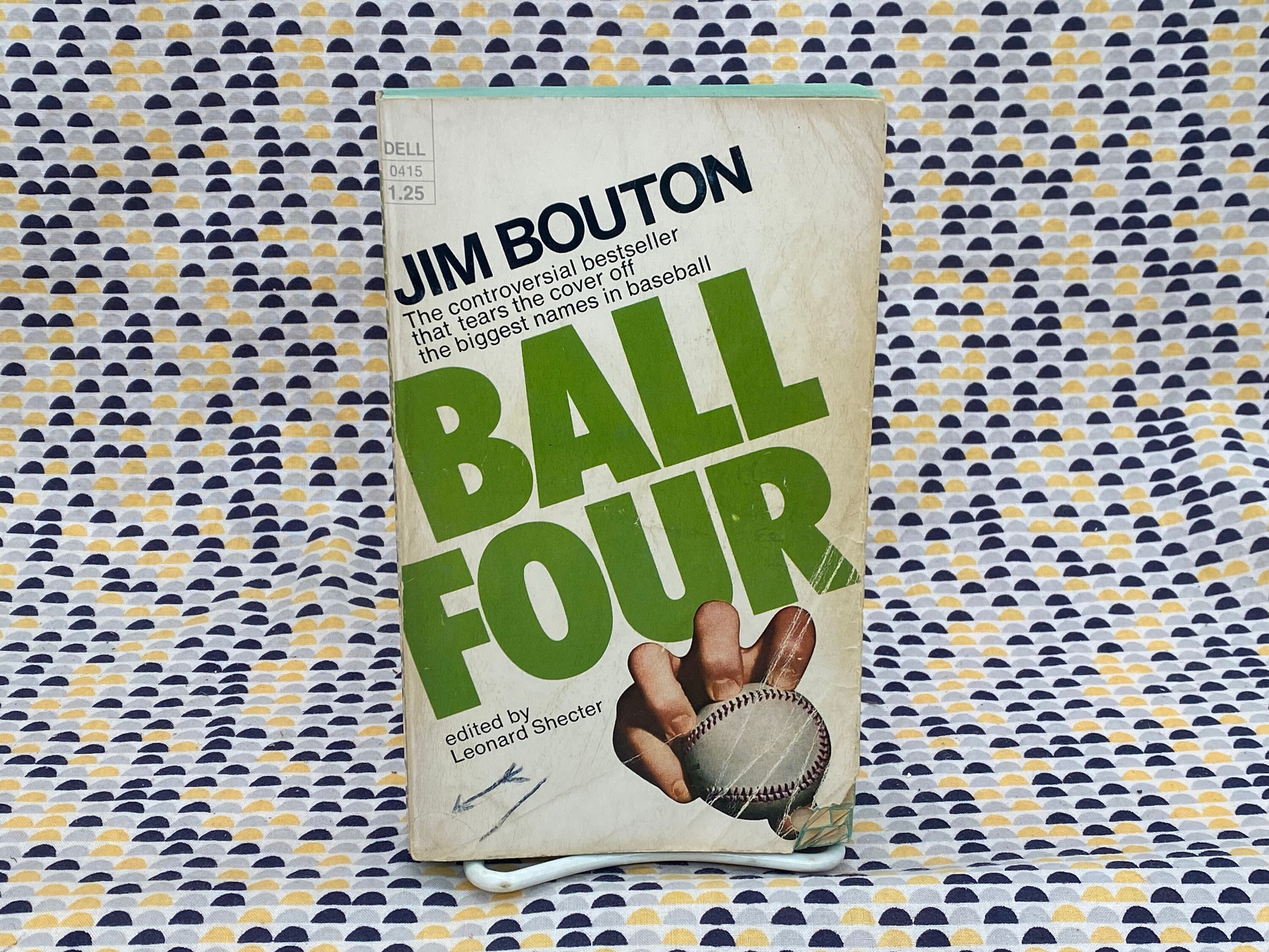 Jim Bouton Ball Four Vintage Paperback Book Dell Edition 