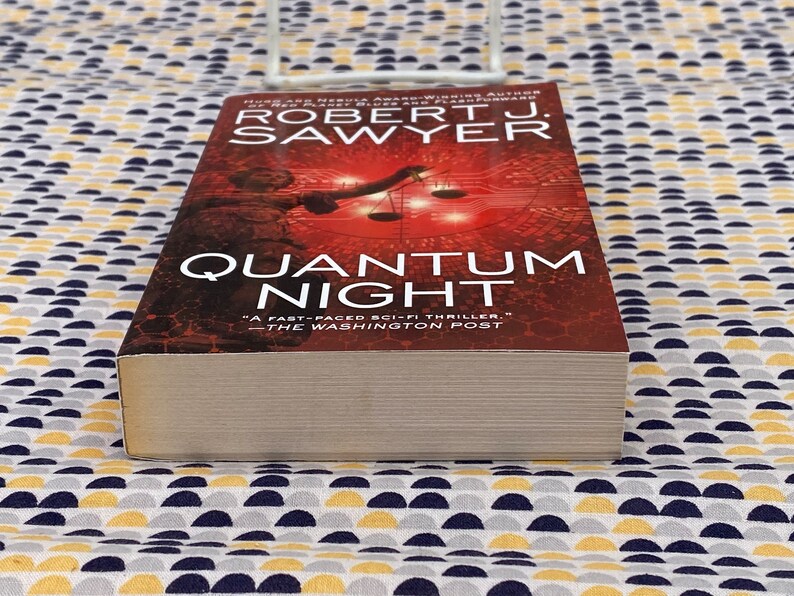 Quantum Night Robert J. Sawyer livre de poche vintage Ace Science Fiction Edition image 4