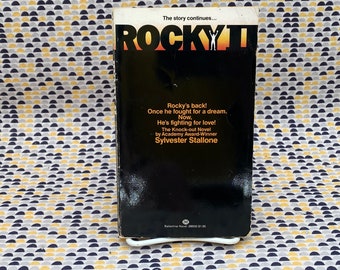 Rocky II - Sylvester Stallone - Movie Tie In - Vintage Paperback Book -  Ballantine Edition