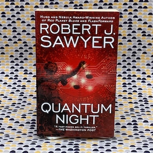 Quantum Night Robert J. Sawyer livre de poche vintage Ace Science Fiction Edition image 1