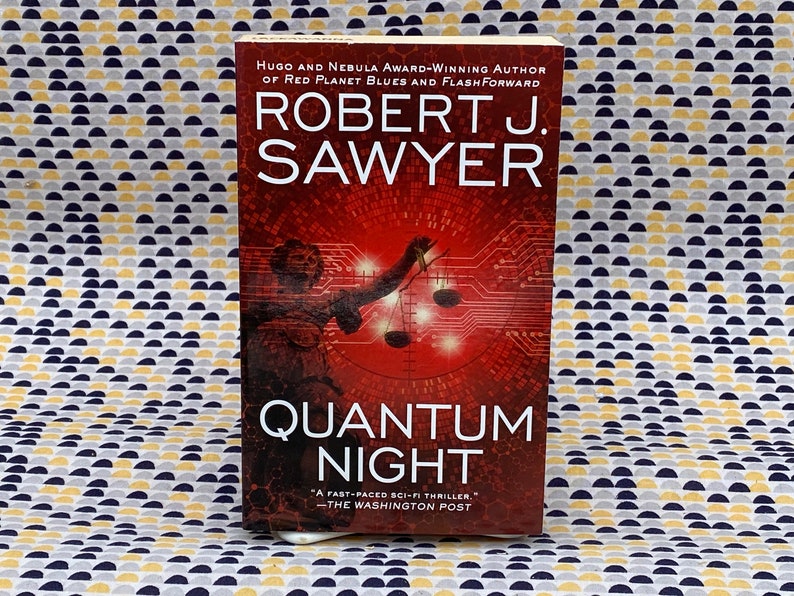 Quantum Night Robert J. Sawyer livre de poche vintage Ace Science Fiction Edition image 1