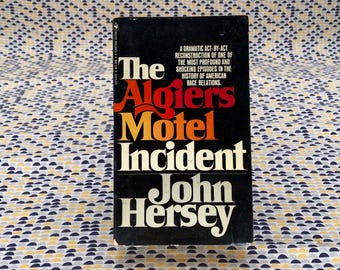 The Algiers Motel Incident - John Hersey - Vintage Paperback Book - Bantam Edition