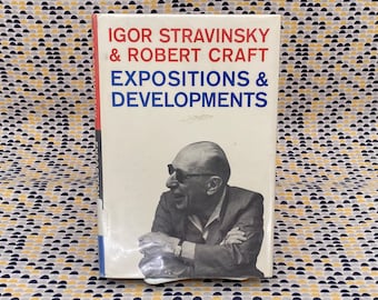 Ausstellungen und Entwicklungen – Igor und Robert Strawinsky und Handwerk – Vintage Hardcover-Buch – Doubleday Edition – Ex-Bibliotheksexemplar