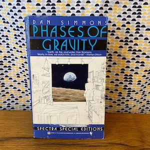 Phases Of Gravity - Dan Simmons - Vintage Paperback Book - Spectra Edition