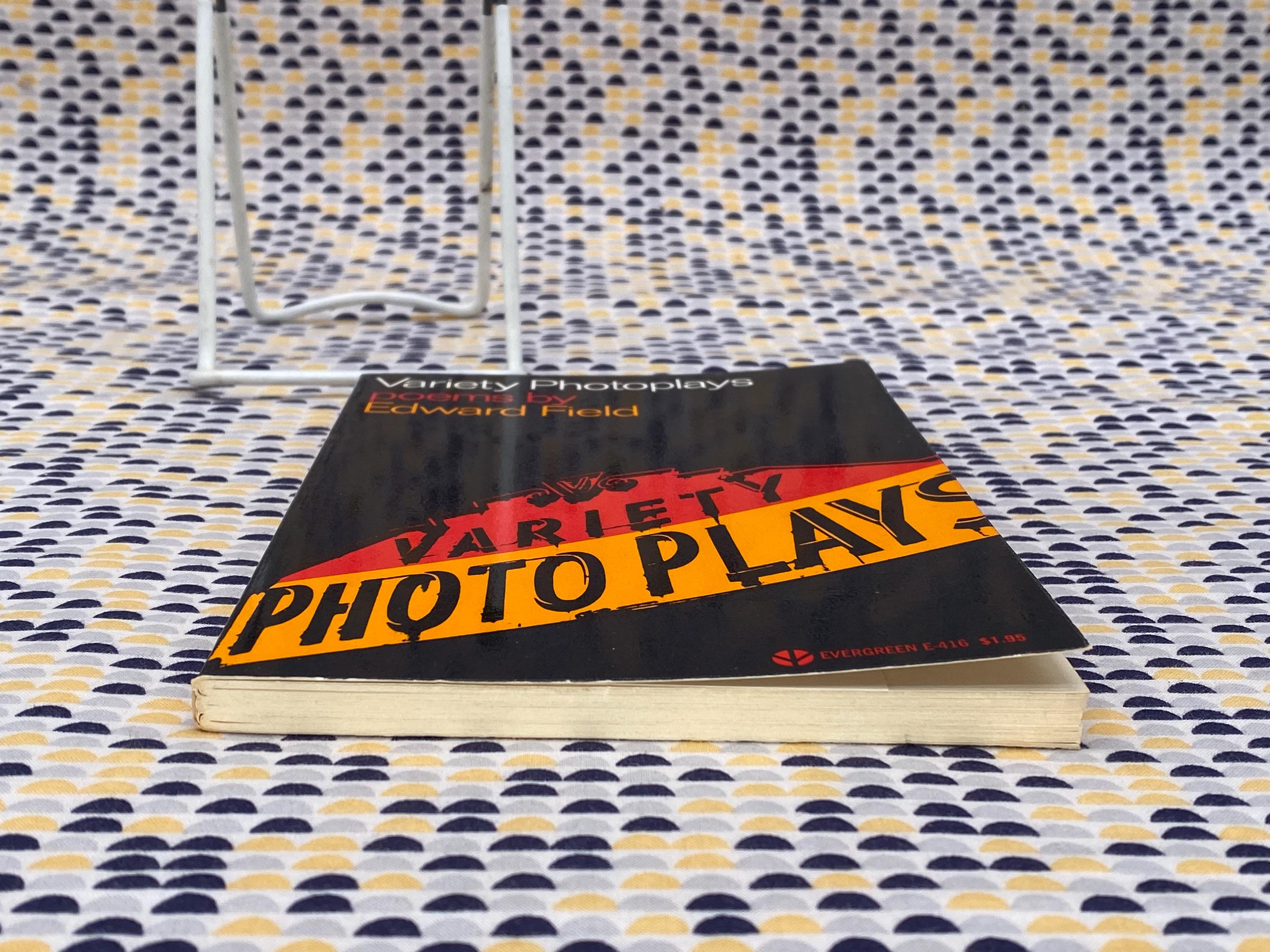 洋書 Variety Photoplays by Edward Field Variety Photoplays - Edward Field - Vintage Paperback Book